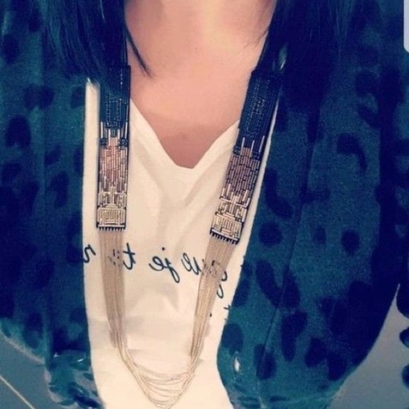 :: Stella & Dot Jasper Ombré Necklace - Picture 6 of 10